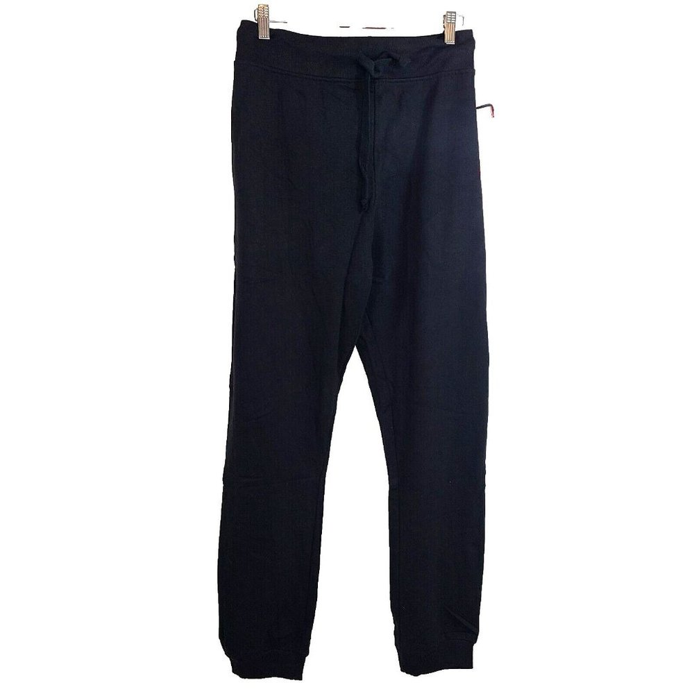 Denim House Basic Fleece Pant Size 2XL Tall Black Jogger Sweatpant Pockets